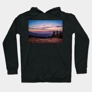 Colorful sunset mountains Hoodie